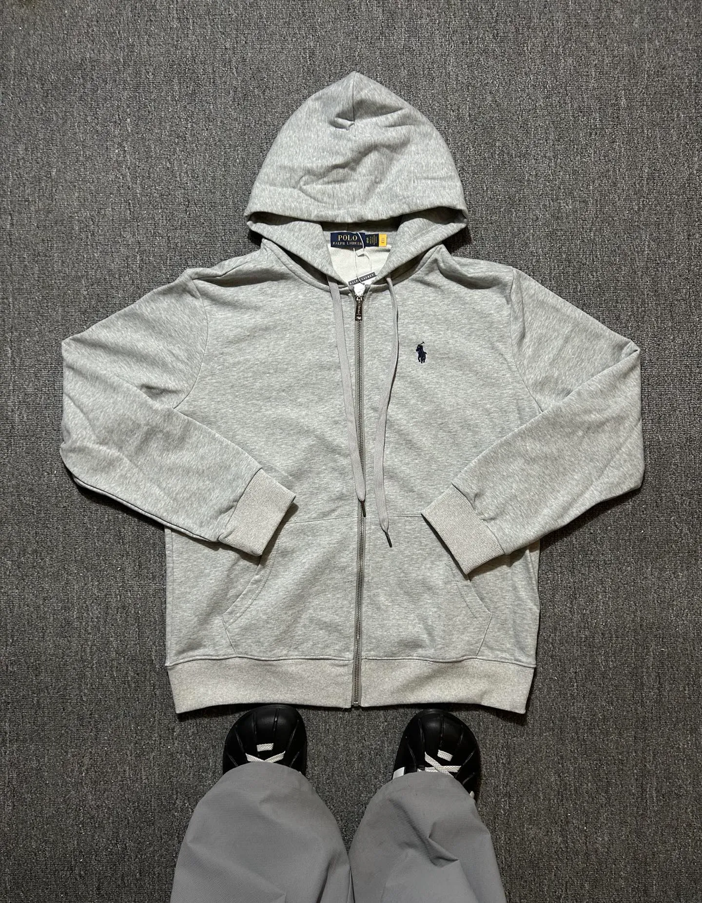 P250 Polo Ralph Lauren FW23 brand logo embroidered cardigan sweatshirt Size: S-XL